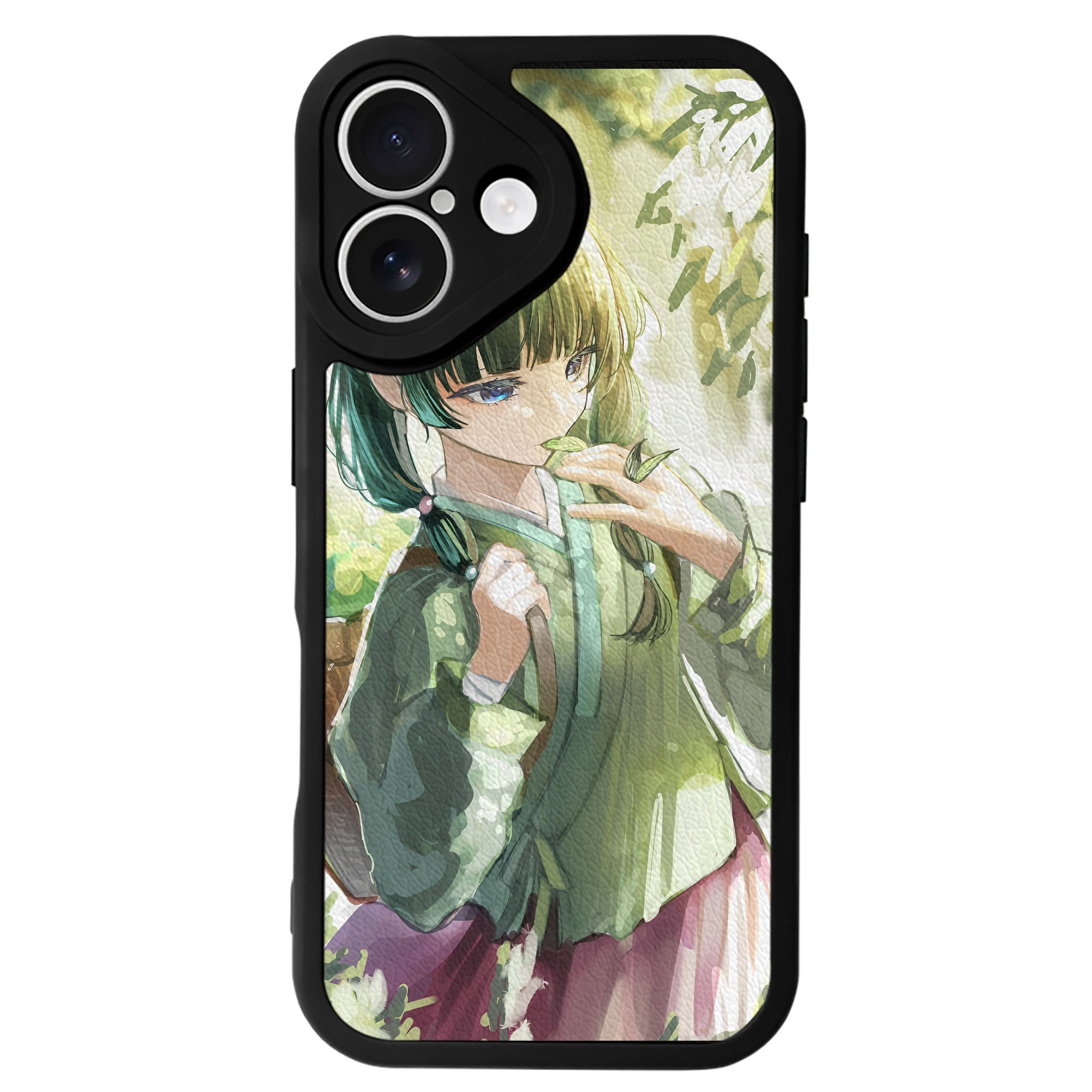 （画像用） 薬屋のひとりごと The Apothecary Diaries 【iPhone 16シリーズ対応】シリコンスマホケース（レザー調） 材質：シリコン